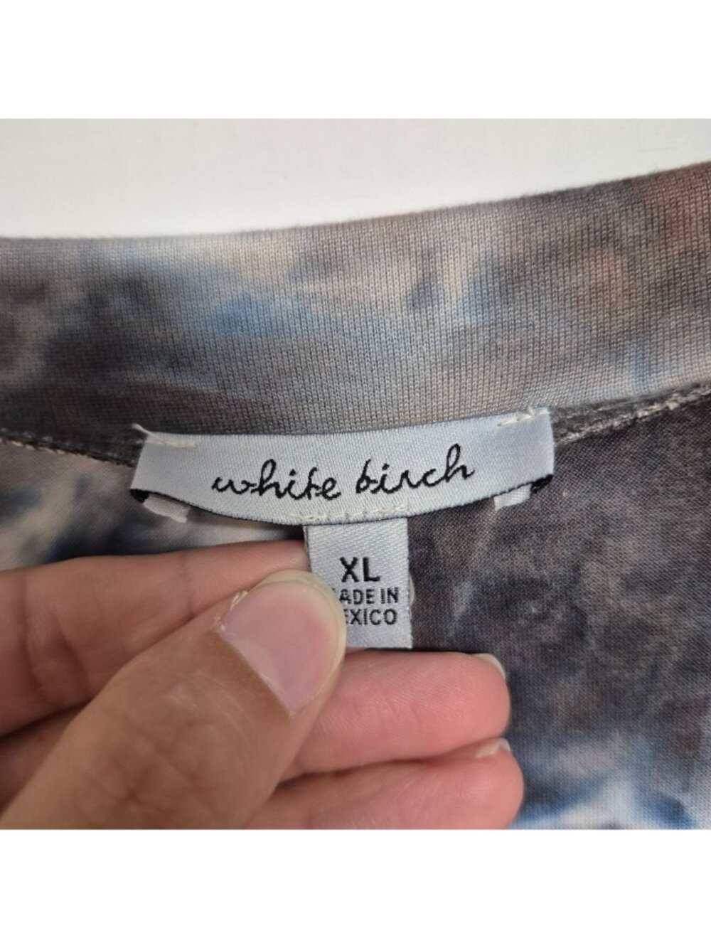 White Birch Women's Tie-Dye Long Sleeve Top Size XL - Picture 3 of 7
